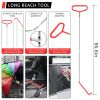 24 stainless steel long distance car emergency key hook red warped roadside emergency kit Car trim removal kit, doors and Windows with air wedge pump