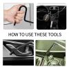 Car emergency use kit, camping lamp maintenance lamp bracket, brake caliper hook, fifth wheel pin puller, multi-functional vehicle maintenance parts b