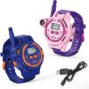 Rechargeable Walkie Talkie For Kids; Two-Way Radio Walky Talky With Flashlight Children Outdoor Game Interphone Toy Game And Gifts For Boy And Girl Ag
