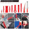 24 stainless steel long distance car emergency key hook red warped roadside emergency kit Car trim removal kit, doors and Windows with air wedge pump