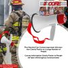 5 Core Megaphone Bullhorn Speaker 30W Bull Horn Battery Power Mini Cheer Megafono 800 Feet Range Loudspeaker W Siren Recording Ergonomic Handle for Co