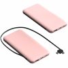 10000mAh Power Bank Portable Phone Charger External Battery Pack with LT & Type-C Double-ended Cable Type-C USB Cable Fit For IOSPhone 14 Android And