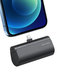Small Portable Charger 5000mAh, Ultra-Compact 20W PD Fast Charging Power Bank Mini Battery Pack Compatible with iPhone 14/14 Pro Max/13/13 Pro Max/12/ (Color: Black)
