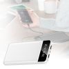 10000mAh Power Bank Portable Ultra Slim Charger External Battery Pack with 2 USB Output Ports Charging Cable LED Flashlight Compatible with IOSPhone 1