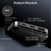 Power Bank Portable Phone Charger for Home Office Travel External Battery Pack with 1 Micro USB Cable Fit For IOSPhone 13/12 Samsung Galaxy S21 And Mo
